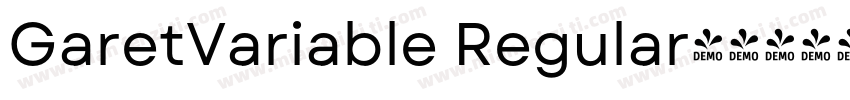 GaretVariable Regular字体转换